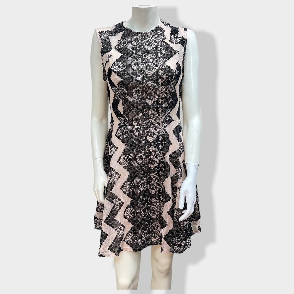 FIRE los angeles‎ Lace Print Dress